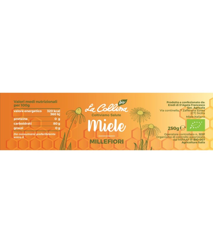 Miele Millefiori Bio 250 g