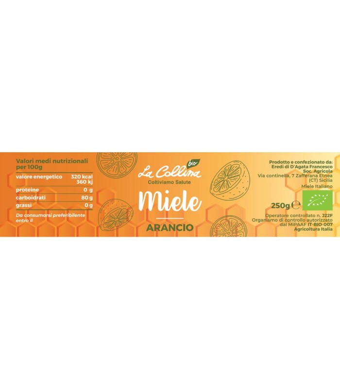 Miele Arancia Bio 250 g
