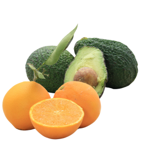 Box Mista Arance Navel Media + Avocado Bio